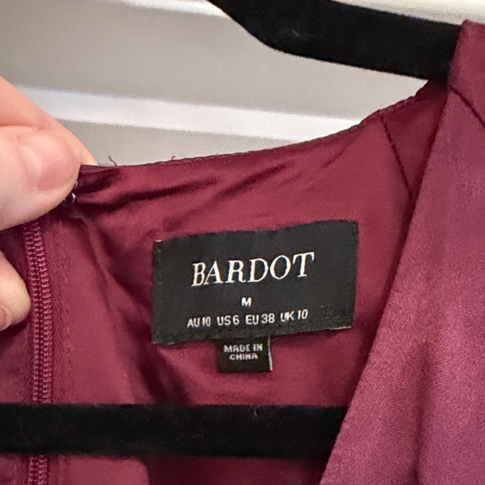 Bardot Deep Purple Maxi Dress - Picture 4 of 5